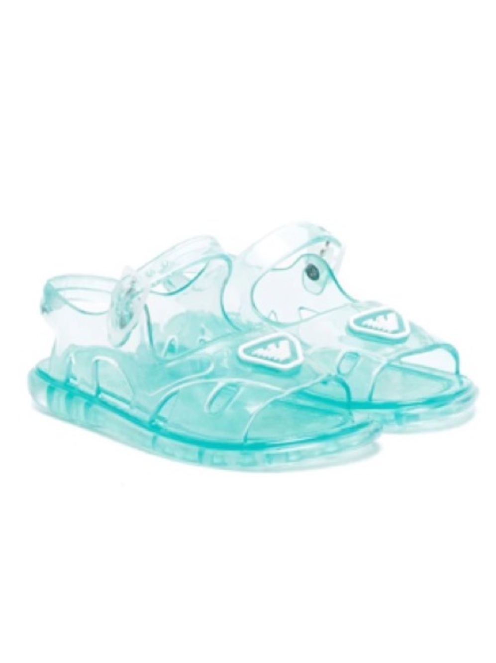 Emporio Armani Kids' Aqua Blue Jelly Shoes / Size 27